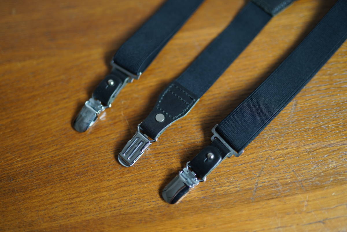 25MM HAKATA RUBBER BASIC SUSPENDERS サスペンダー / Yohji Yamamoto
