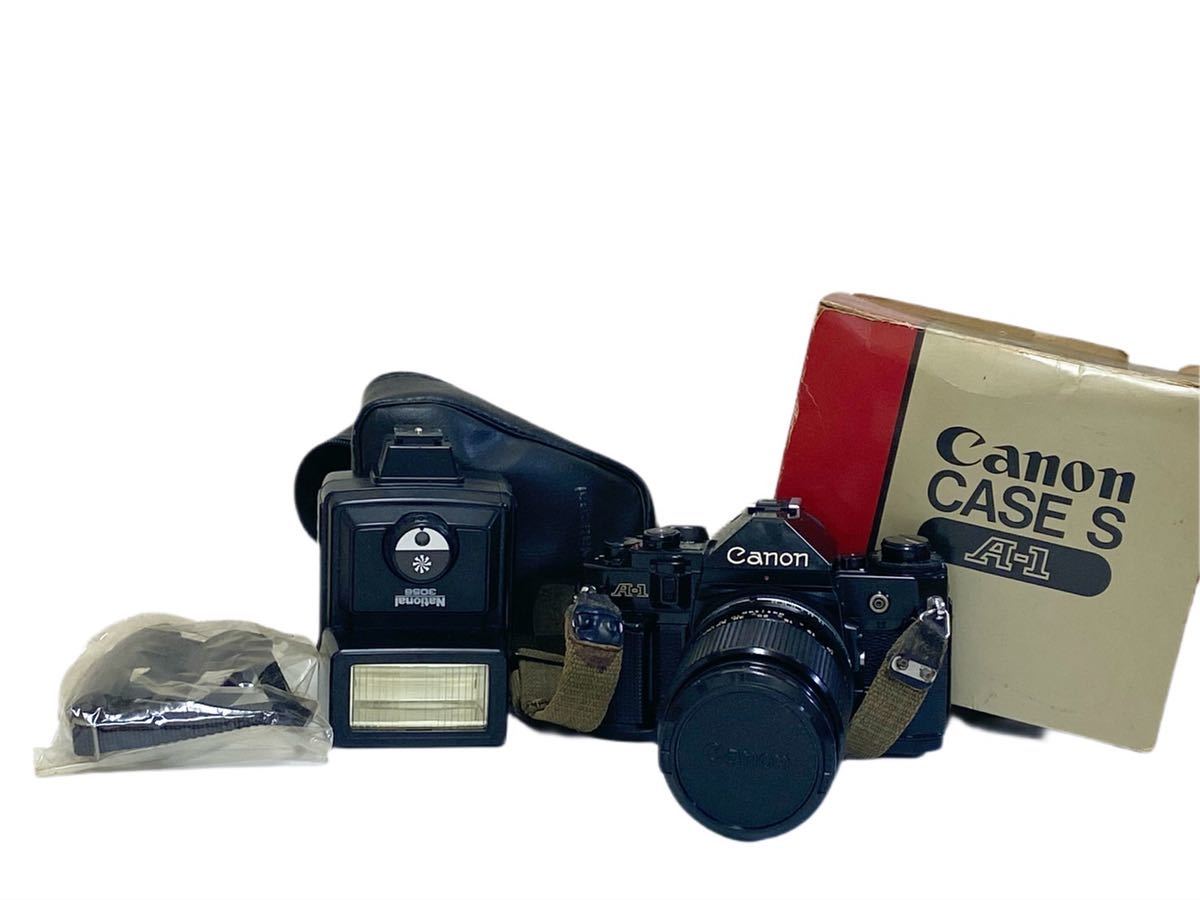 完動品）キャノン A-1 フィルムカメラ FD 135mm 1:3.5 S.C. ライト