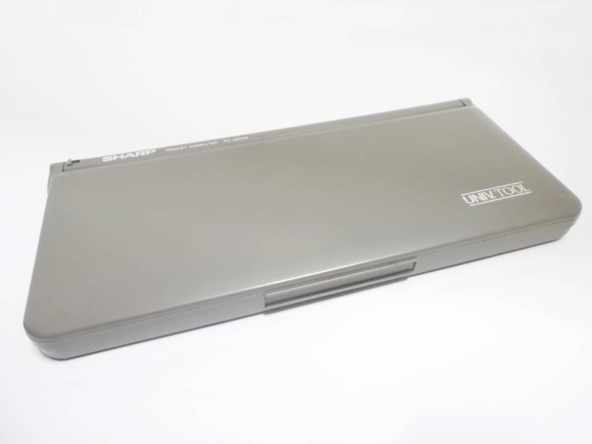T31☆4.SHARP ポケコン PC-U6000 ジャンク品 液晶焼け SHARP PC-U6000