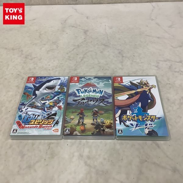 1円〜 Nintendo Switch ソフト ポケットモンスター ソード ポケモン