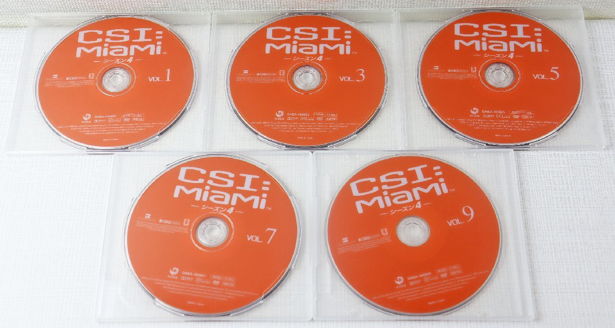 CSI マイアミ コンパクト DVD-BOX 全巻セット 2～10は未開封 CSI 