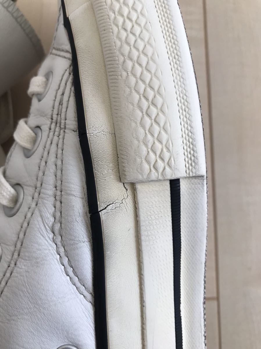 CONVERSE ADDICT CHUCK TAYLOR LEATHER HI WHITE CT70 Vibram 