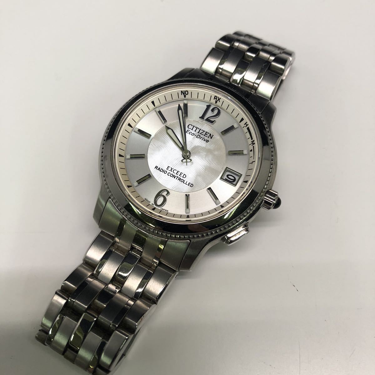 1009]CITIZEN シチズン Eco-Drive EXCEED H111-T011438 腕時計 稼動品 