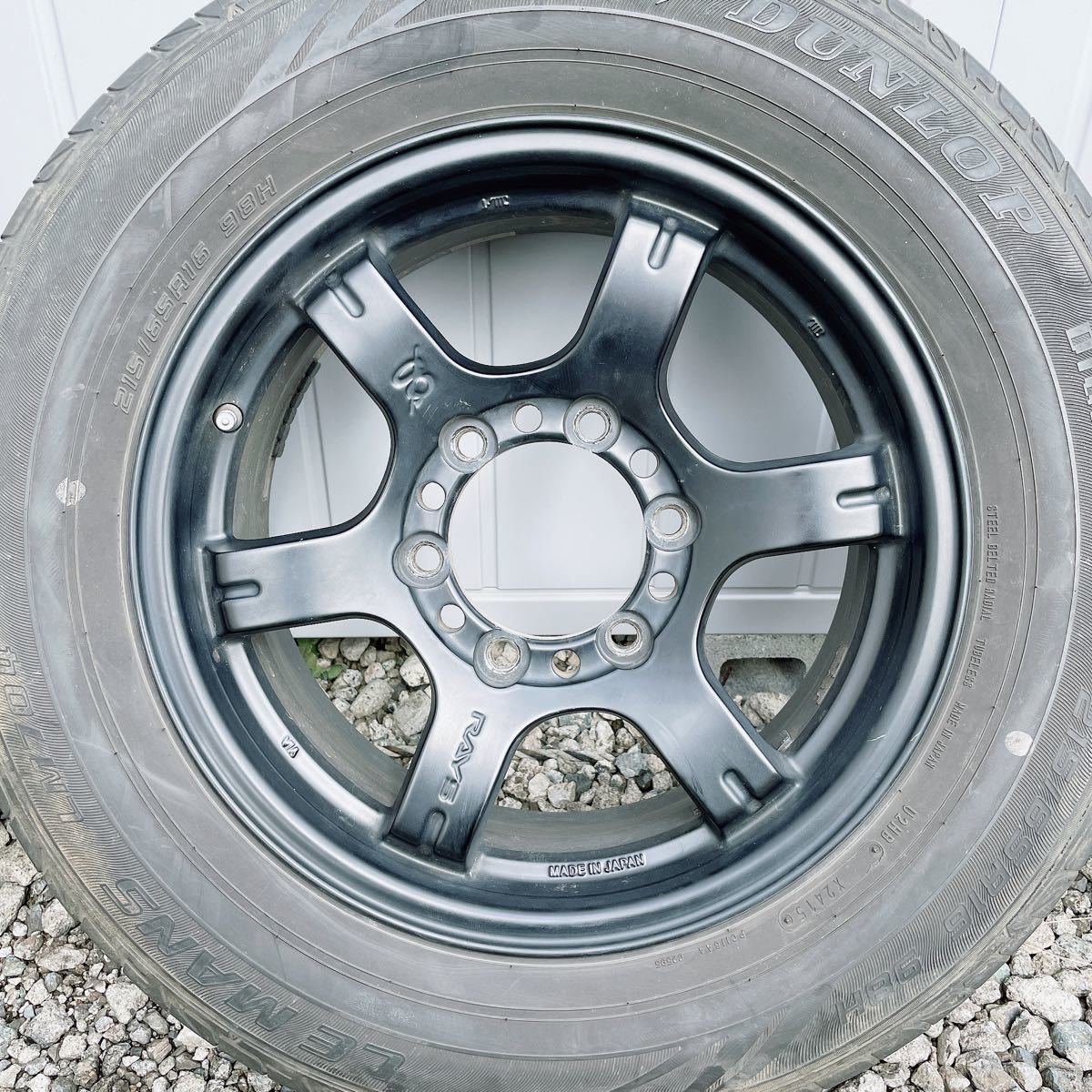 グラムライツ 57JX-6 16インチ 6穴 マットブラック ハイエース RAYS 