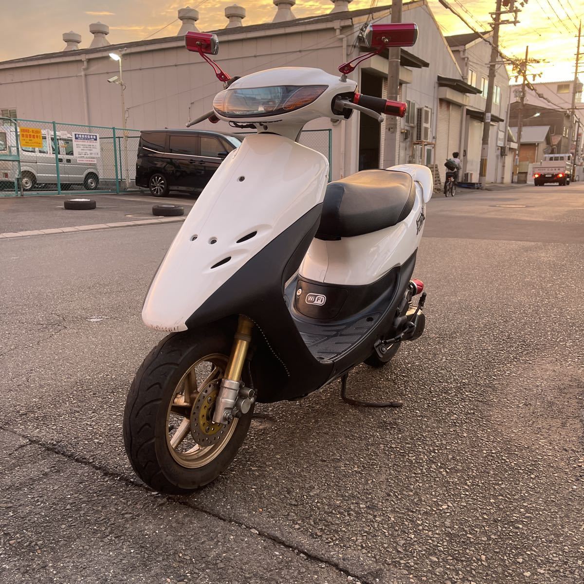 ゆう HONDA ホンダ DIOディオ ZX 7902キロ 2スト良好 ZR JOG 大阪より