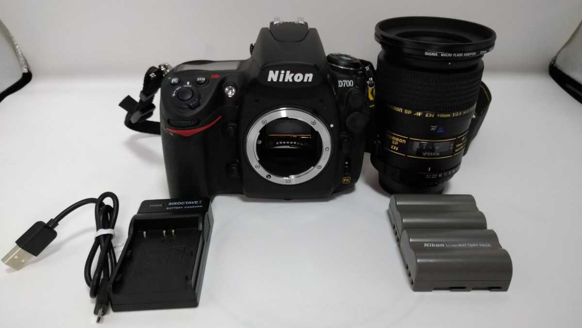 【HOT，新品】 Nikon ニコン デジタルカメラ D700 + TAMRON SP AF Di 90mm 1:2:8 MACRO &Phi;55 一眼 タムキュー(ニコン)｜売買されたオークション情報、yahooの商品情報をアーカイブ公開 - オークファン ニコン