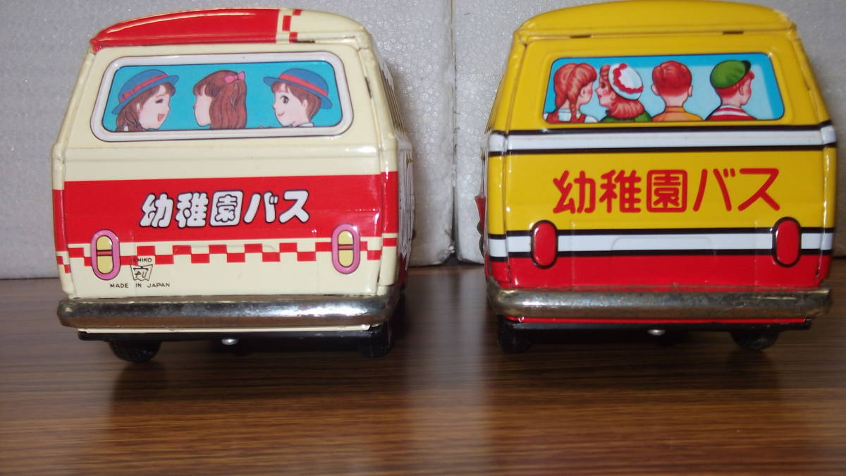 イチコー ワーゲンバス TYPEⅡ 幼稚園バス 動物園バス ブリキ(自動車