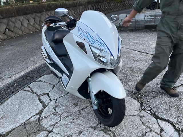  スカイウェイブ250 cj43 白 392 説明動画 走行動画あり(126cc-250cc)｜売買されたオークション情報、yahooの商品情報をアーカイブ公開 - オークファン 126cc-250cc