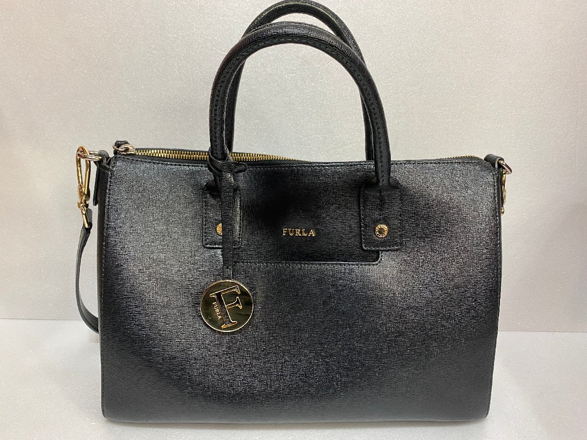 フルラ FURLA ハンドバッグ レザー 黒 レディース バッグ - ワン 