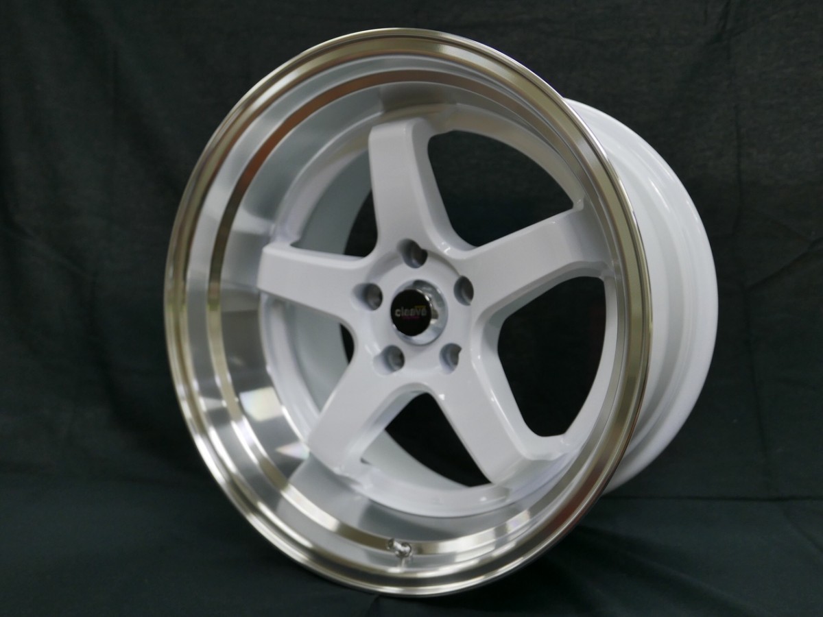 美品 18インチ CLEAVE RACING FL53 タイヤ付き 4本セット 【公式通販】