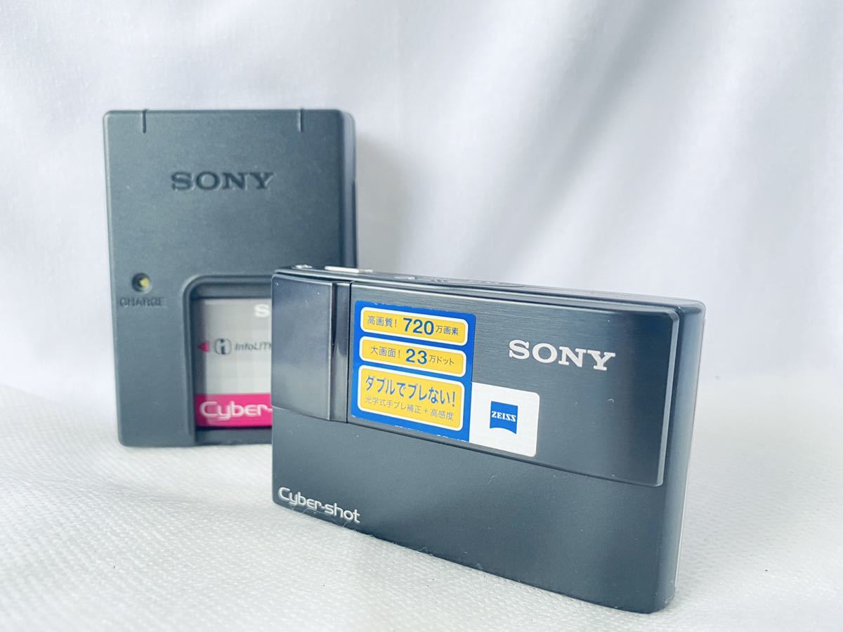 ネット販売店 (美品)SONY Cyber-shot DSC-T10 ピンク (動作確認済