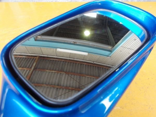 スバル インプレッサ WRX STi GDB - 純正ドアミラー 左右 青 ブルー