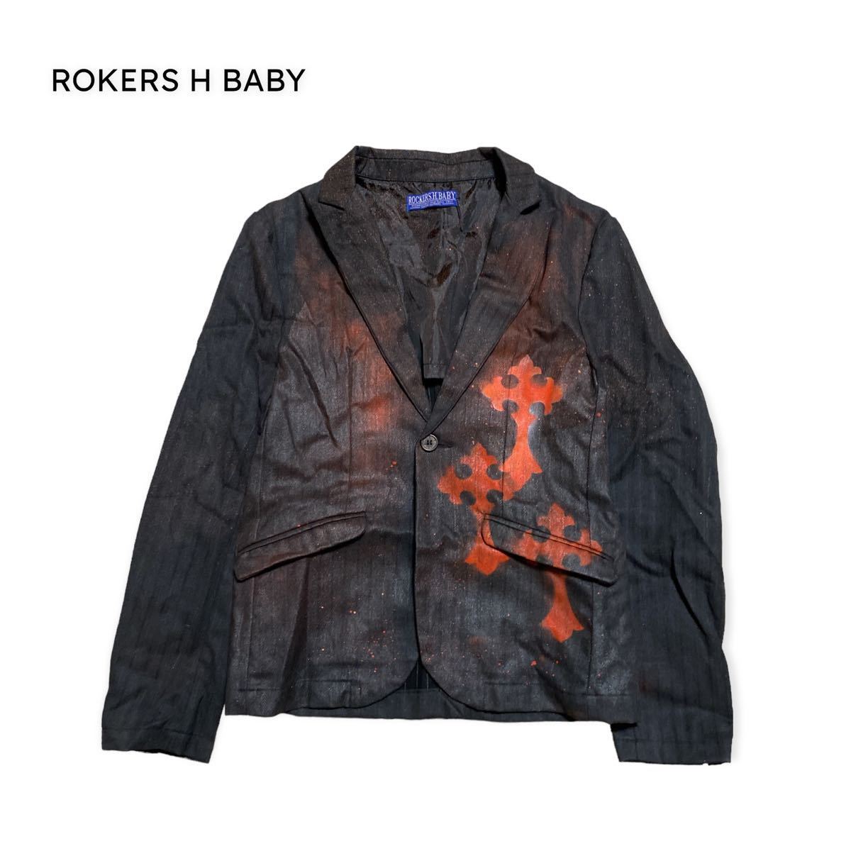 ROKERS H BABY ロッカーズエイチベイビー テーラードジャケット クロス 