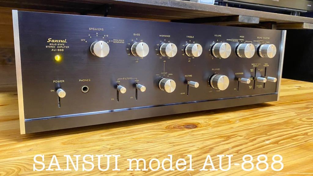 超激得，爆買い SANSUI サンスイ AU-888 プリメインアンプ 整備 メンテナンス済み 動作良好(サンスイ)｜売買されたオークション情報、yahooの商品情報をアーカイブ公開 - オークファン サンスイ