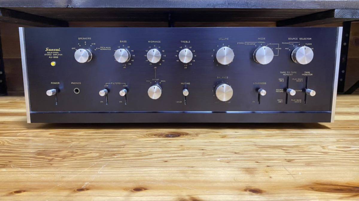 超激得，人気 SANSUI サンスイ AU-888 プリメインアンプ 整備