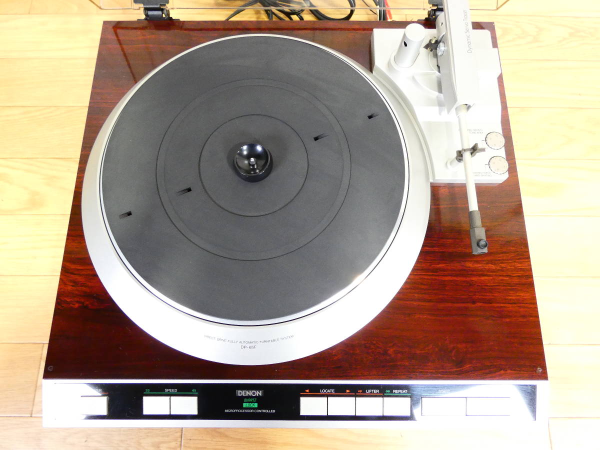 DENON デノン DP-65F レコードプレイヤー/ターンテーブル 音響機器 オーディオ ※ジャンク/再生OK！ @140 (8685-5/5) DP-65F DENON ターンテーブル 中古 09DENON ターンテーブル&frasl;レコード