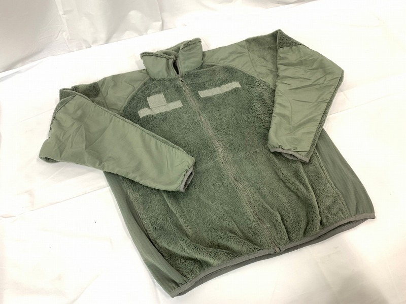 米軍放出品】フリース ジャケット フルジップ コールドウェザー