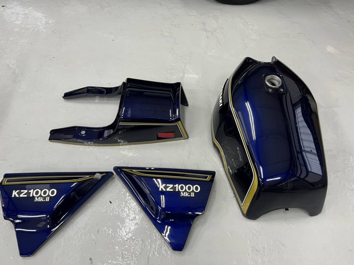 z1000mk2 Yahoo!オークション ガソリンタンク 外装セット kz1000mk2 