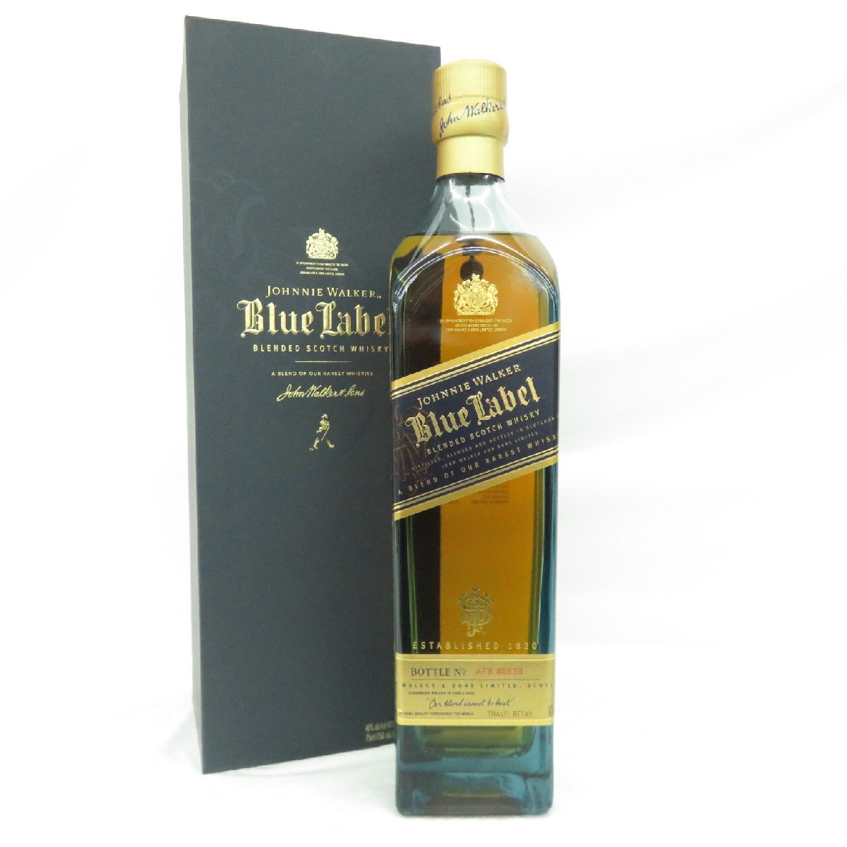 【未開栓】Johnnie Walker ジョニーウォーカー ブルーラベル ウイスキー 750ml 40% 箱付き 11112440 1016