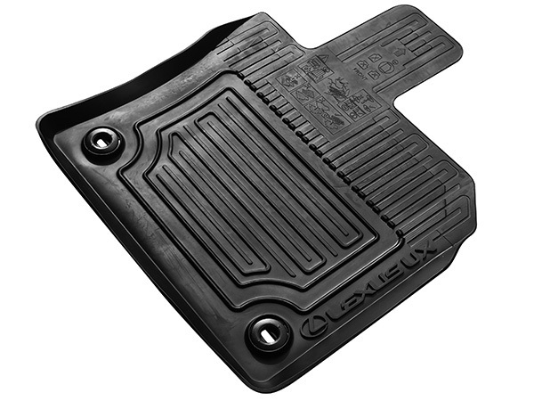 UKレクサス純正 18y- UX200/UX250h ラバーフロアマット/3PC(右ハンドル