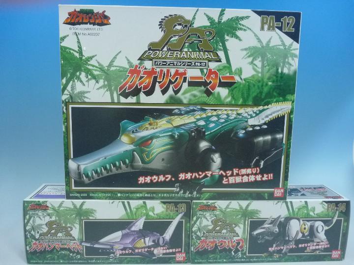 【全国無料，新作登場】 海外限定 パワーアニマルシリーズ PA-12 PA-13 PA-14 ガオハンター 銀メッキVer. 非売品(百獣戦隊ガオレンジャー)｜売買されたオークション情報、yahooの商品情報をアーカイブ公開 - オークファン 百獣戦隊ガオレンジャー