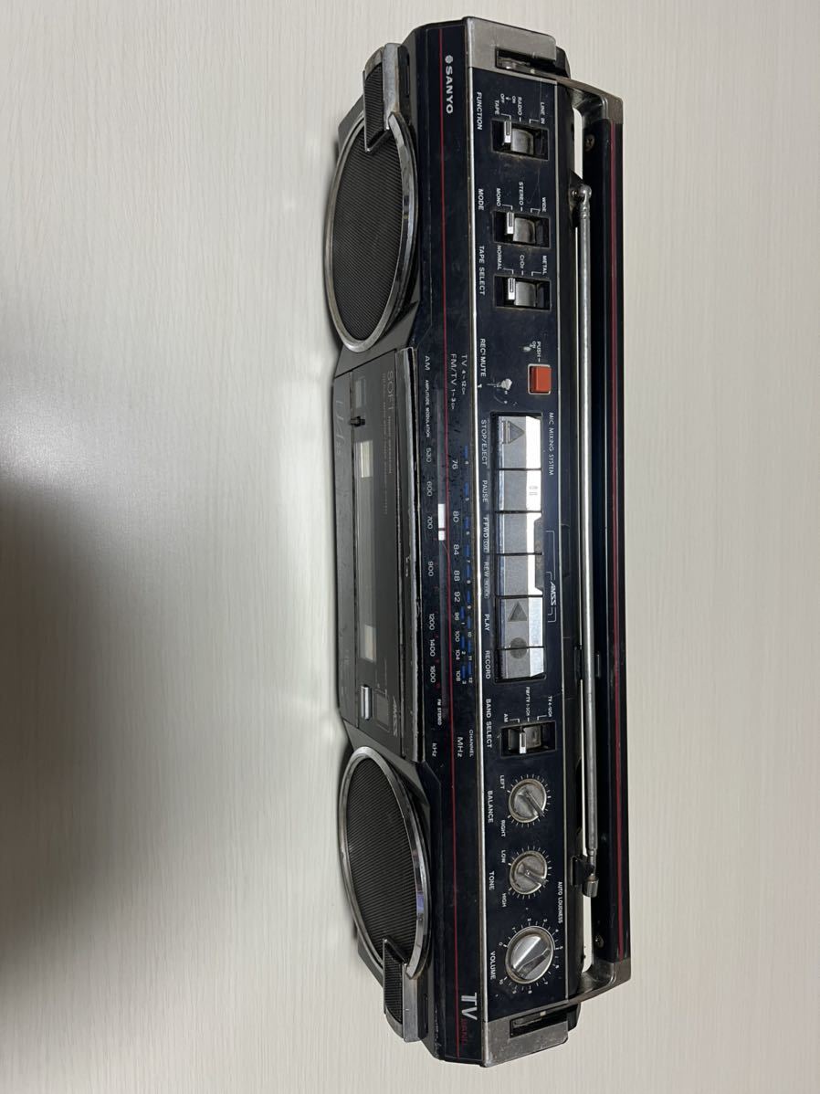 SANYO national 小型ラジカセ MR-U4SS RX-FW32 STEREO RADIO CASSETTE