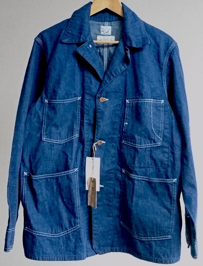 orSlow × fennica 1940's カバーオール M 未使用 ライトオンスデニム デニムジャケット オアスロウ コラボモデル