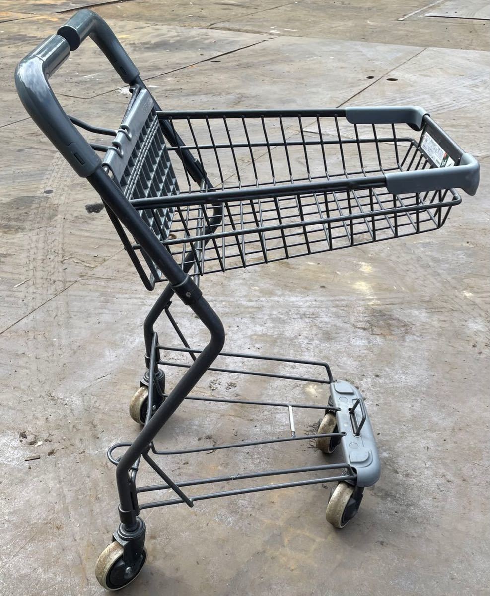 ショッピングカート 1台（中古品 カゴ 鉄 スチール スーパー 買い物 