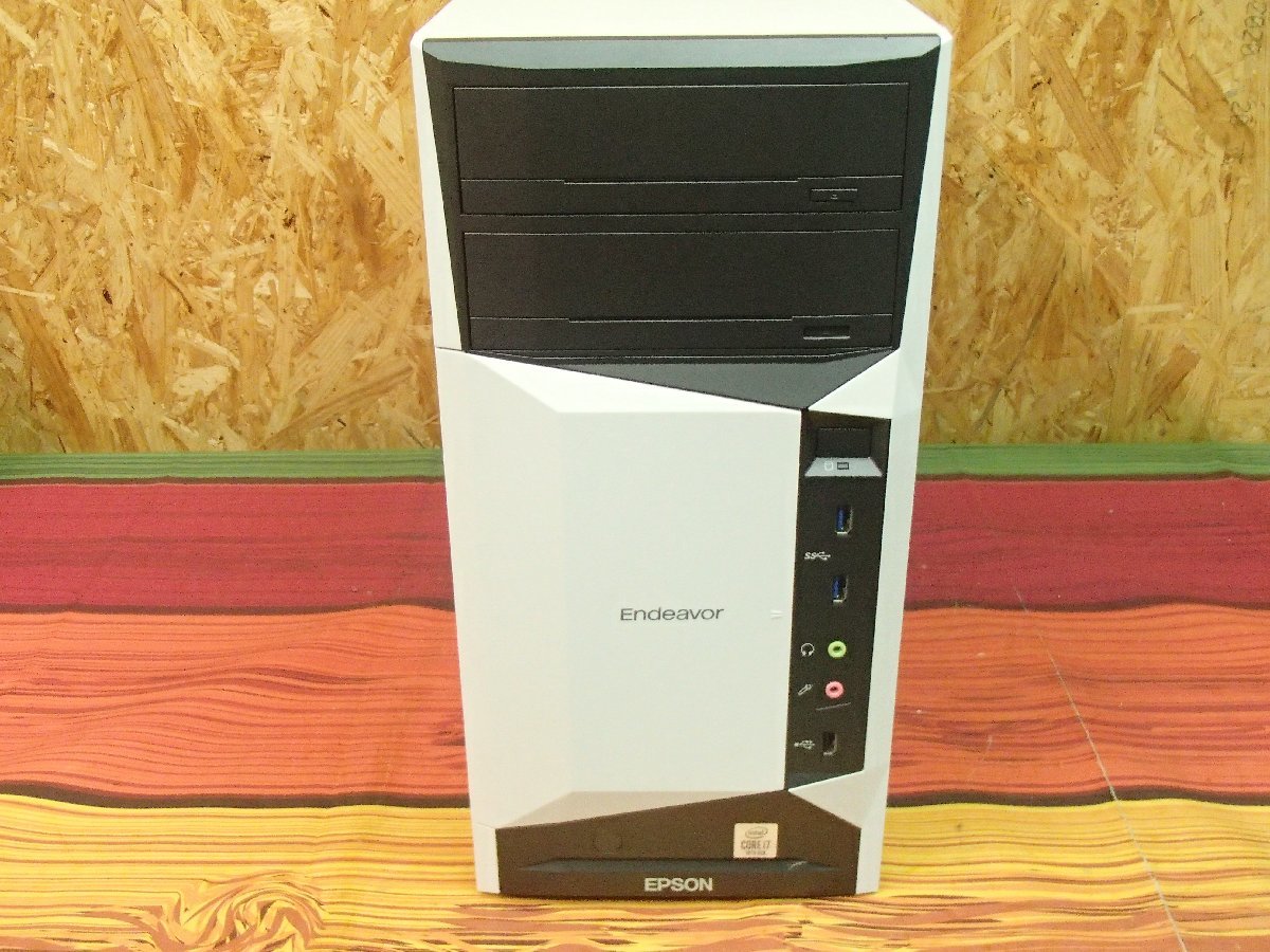 △動作確認済 EPSON Endeavor MR8300-M△Core i7-10700/メモリ 32GB