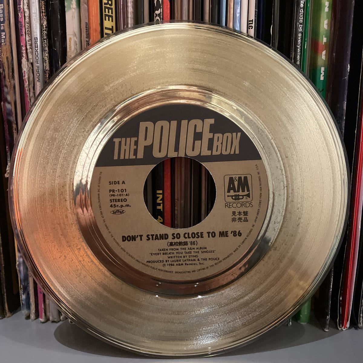  PROMO見本盤 非売品 金色カラー盤 The Police ザ ポリス 高校教師'86 Don't Stand So Close To Me '86 Gold Vinyl 7インチ(Police， The)｜売買されたオークション情報、yahooの商品情報をアーカイブ公開 P