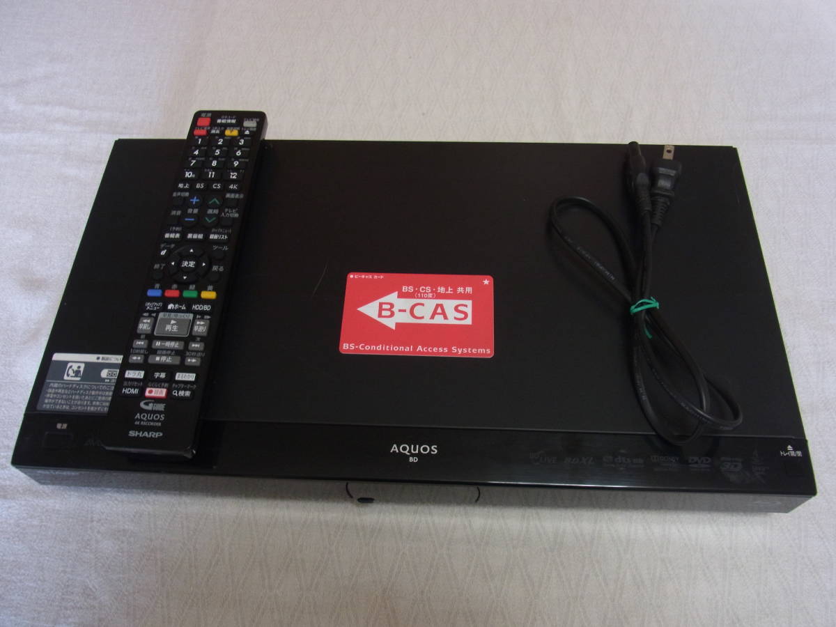 ブルーレイレコーダー シャープ BD-W520 2012年製 500GB 2番組同時