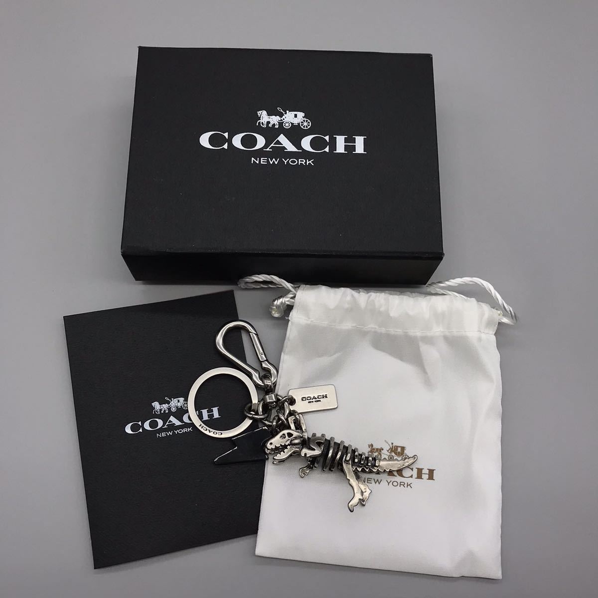 COACH　キーホルダー　未使用　箱付き 新品 未使用】COACH コーチ 廃盤 正規品 キーリング キーホールダー