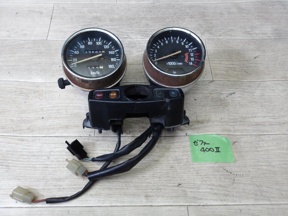 カワサキ ゼファー400タコメータージャンク品 カワサキ ゼファー400