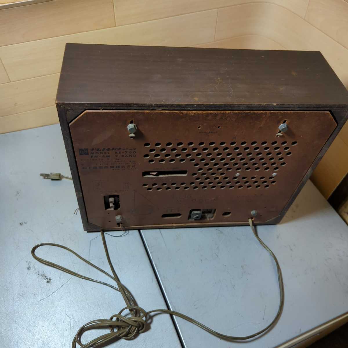 ナショナル パナソニックRE-760 真空管ラジオ ジャンク ラジオ 家電
