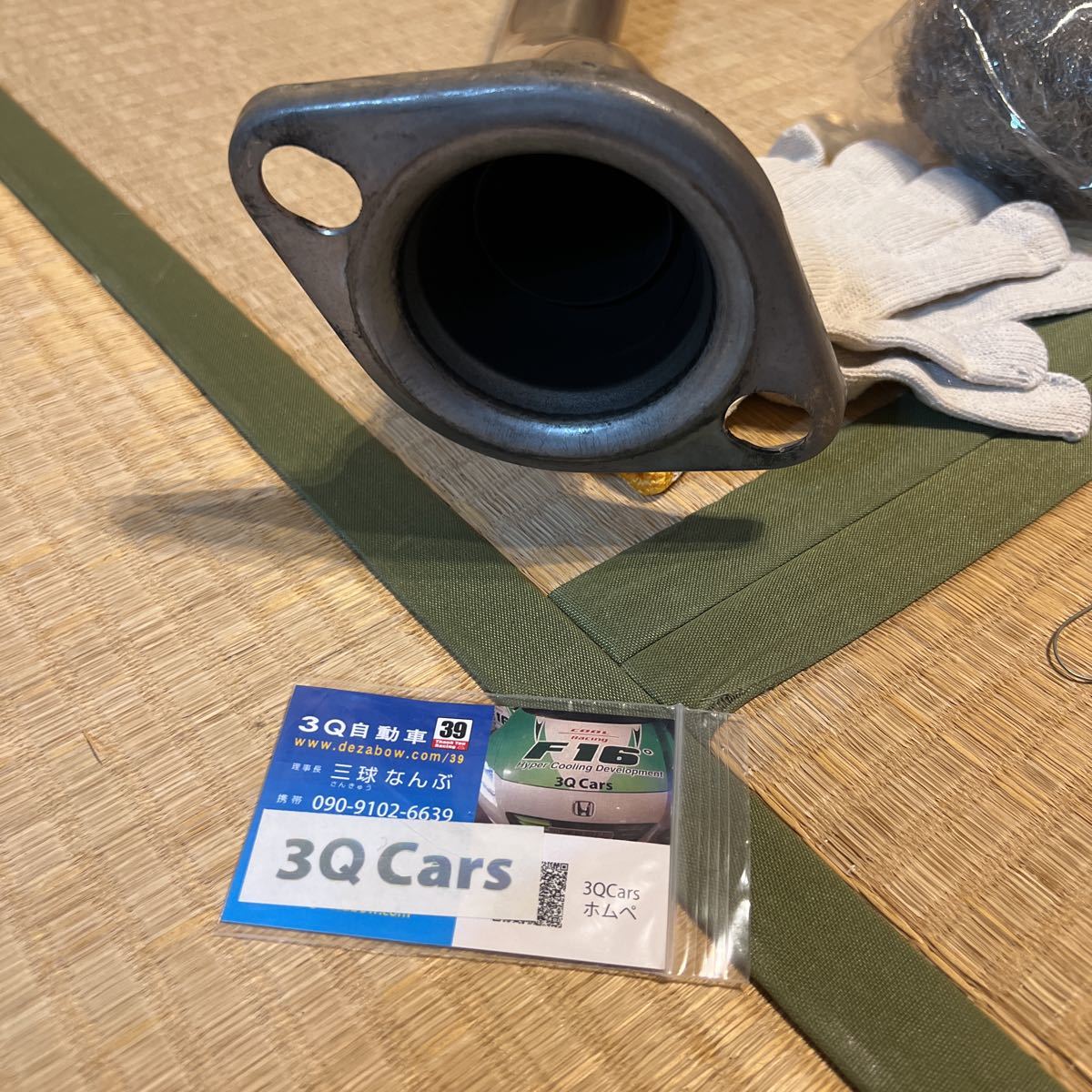 シビックタイプR FD2 3Q Cars モリモリ管 マフラー FD2 モリモリ管