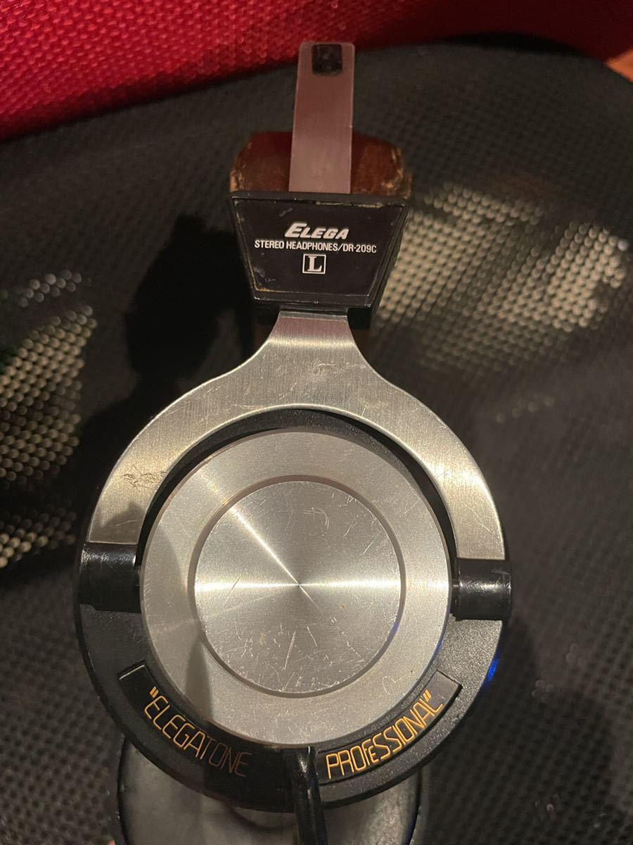 elega dr-209c DR-209C ELEGA 美品 オリジナル状態 ステレオヘッドフォン公式通販 ステレオヘッドフォンメーカー公式通販