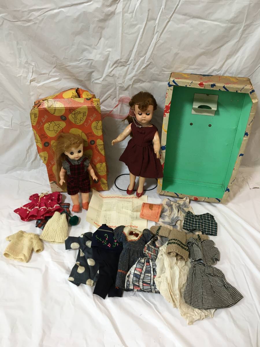 ☆キューピー人形53cm☆セルロイド 抱き人形 デコちゃん 髪の毛 女の子