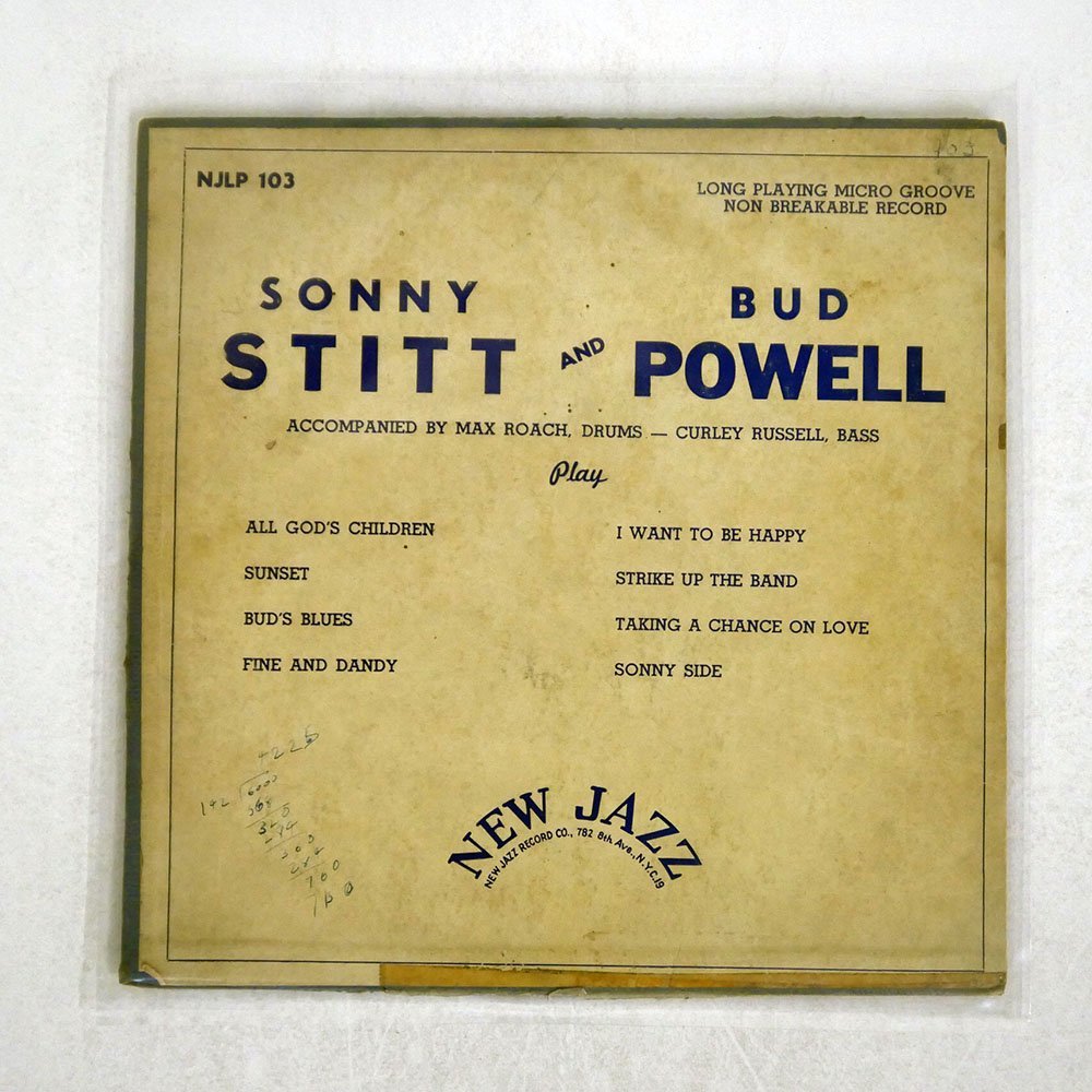 Sonny Stitt Bud - Powell ⁄ Johnson J.J. Quartet Stitt,Bud Powell