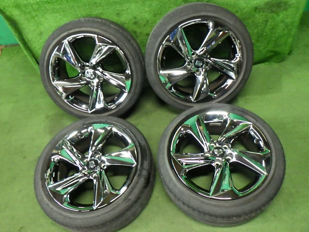  トヨタ クラウンRS純正 225/45R18インチ 8J +45 PCD114.3 5穴 タイヤ ホイール 220系(ラジアルタイヤ)｜売買されたオークション情報、yahooの商品情報をアーカイブ公開 - オークファン 5穴