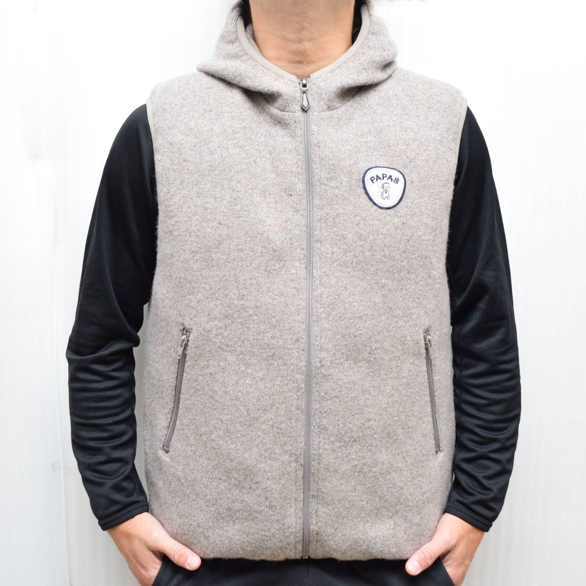 PAPAS ｜ COMPANY｜パパス M BRAND 美品 Papas パパス カシミヤ シルク 
