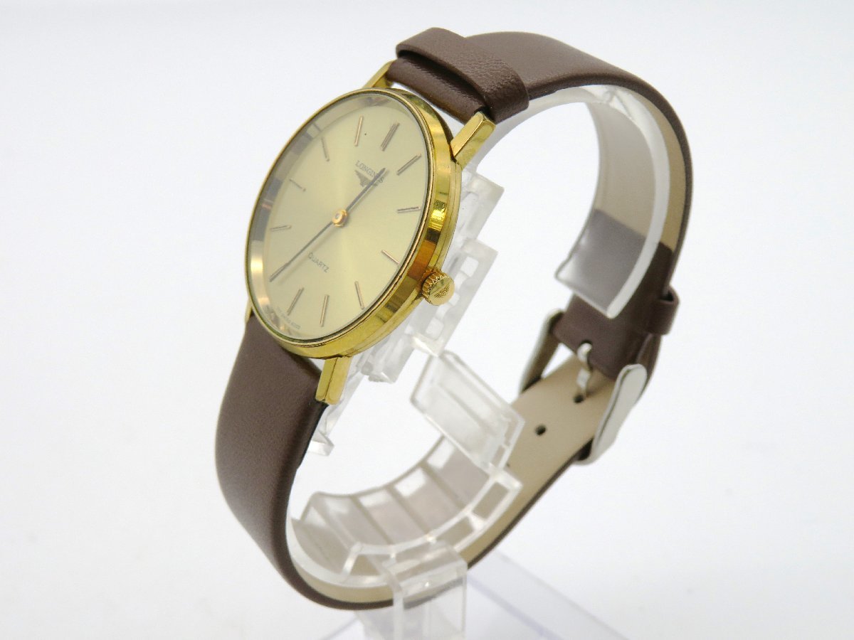 ロンジン 腕時計 1円 LONGINES クォーツ GP QZ グランドクラシック 