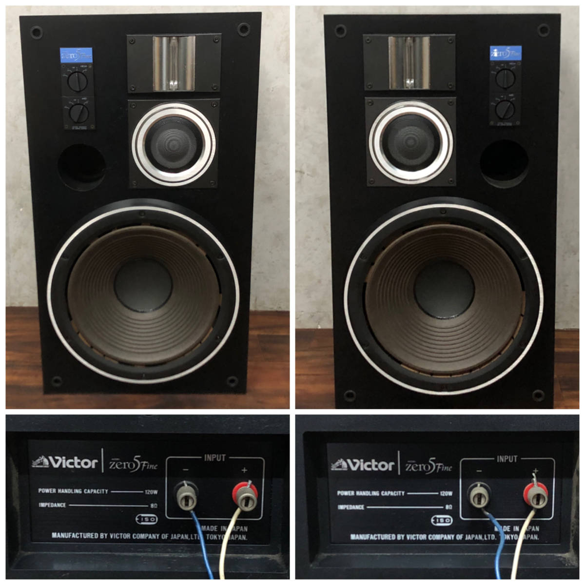 Victor ビクター 0 ペア ZERO スピーカーペア Fine FINE fine VICTOR