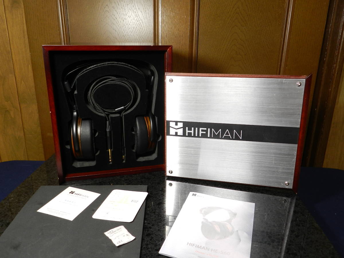 HIFIMAN HE-560//フルサイズ 平面磁気駆動ヘッドフォン//動作確認済み