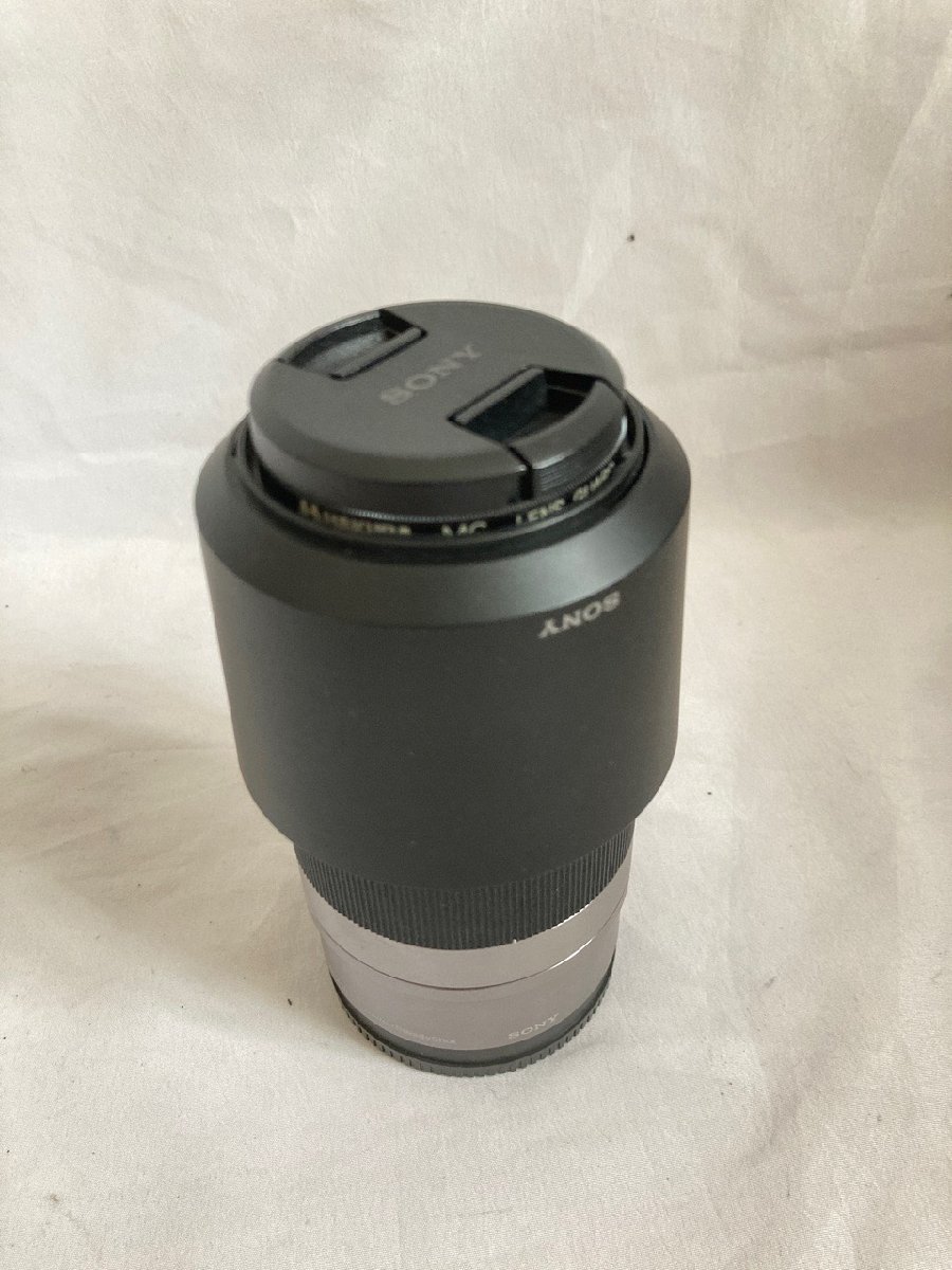  SONY ソニー 55-210mm F4.5-6.3 OSS 1m/3.29ft &Phi;49 キャップ フィルター フード付 望遠 ズームレンズ カメラ レンズ / 60 SF008846D(ソニー、ミノルタ)｜売買されたオークション情報、yahooの商品情報をア ソニー、ミノルタ