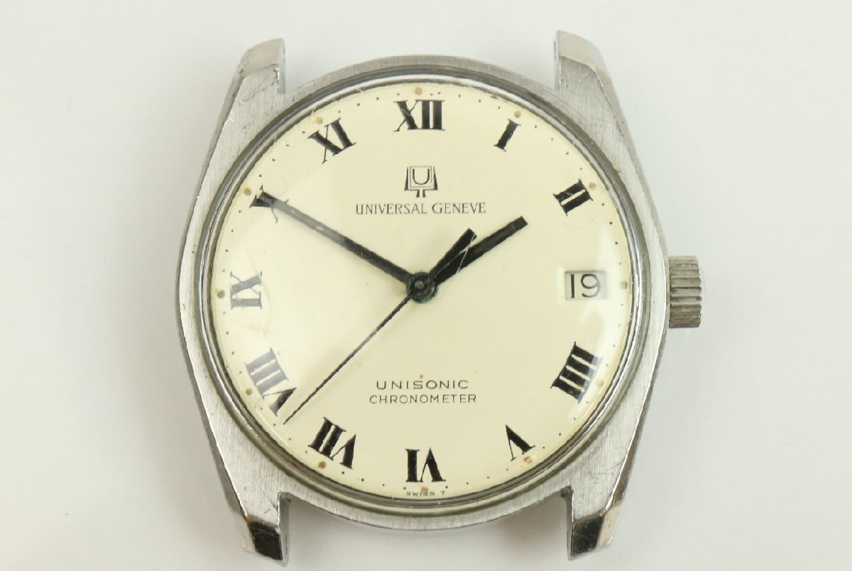 ユニバーサルジュネーブ ユニソニック ⁄ UNISONIC Universal GENEVE Ref.853100⁄01 音叉時計 - UNIVERSAL | UTDESIGN Yahoo!オークション 1円~動作未確認UNIVERSAL ユニバーサルジェネーブ 時計