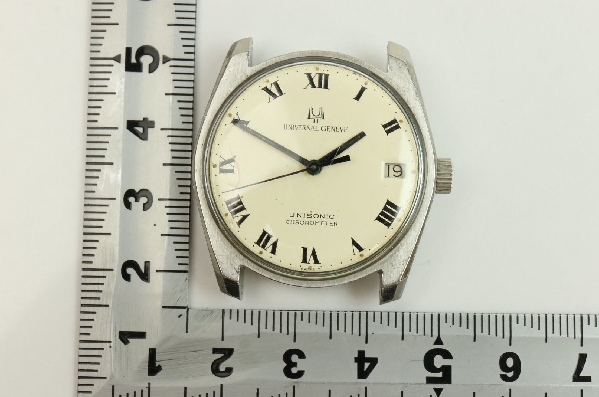 ユニバーサルジュネーブ ユニソニック ⁄ UNISONIC Universal GENEVE Ref.853100⁄01 音叉時計 - UNIVERSAL | UTDESIGN Yahoo!オークション 1円~動作未確認UNIVERSAL ユニバーサルジェネーブ 時計
