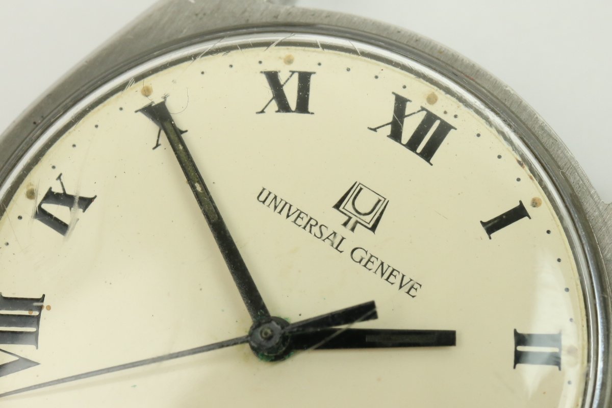 ユニバーサルジュネーブ ユニソニック ⁄ UNISONIC Universal GENEVE Ref.853100⁄01 音叉時計 - UNIVERSAL | UTDESIGN Yahoo!オークション 1円~動作未確認UNIVERSAL ユニバーサルジェネーブ 時計