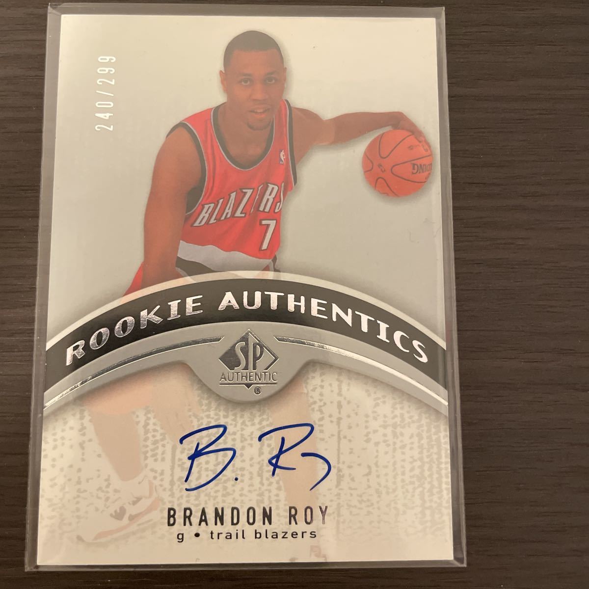 06-07 UD SP Authentic Brandon Roy RC AUTO /299 ブランドンロイ 直筆 