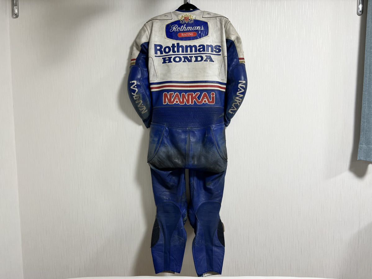 Rothmans ロスマンズ　レーシングスーツ　革ツナギ Rothmans ロスマンズ レーシングスーツ 革ツナギ ロスマンズツナギ