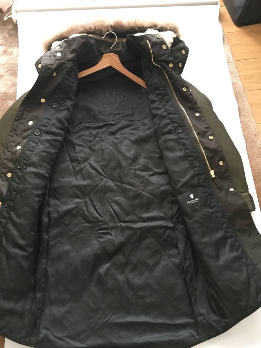 ブラックレーベルクレストブリッジ☆ライナー付きモッズコート LABEL